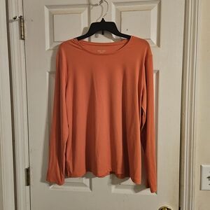 Nine West Soft Spun Coral Top Size XXL